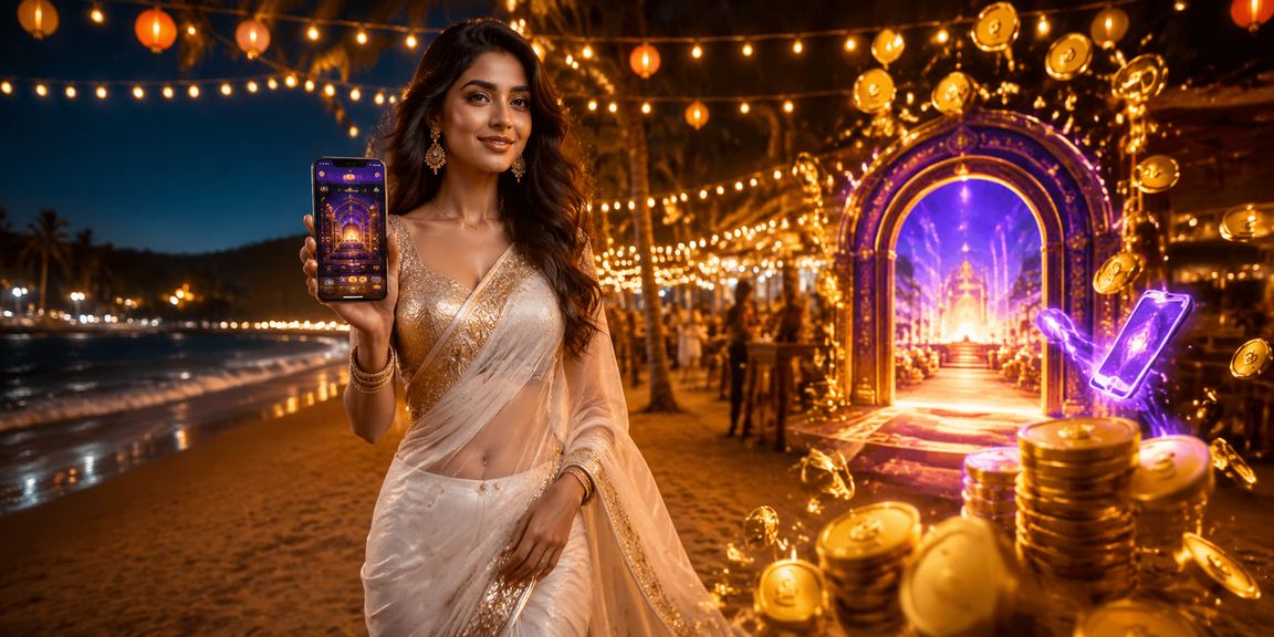 Indian woman using mobile payment for gaming