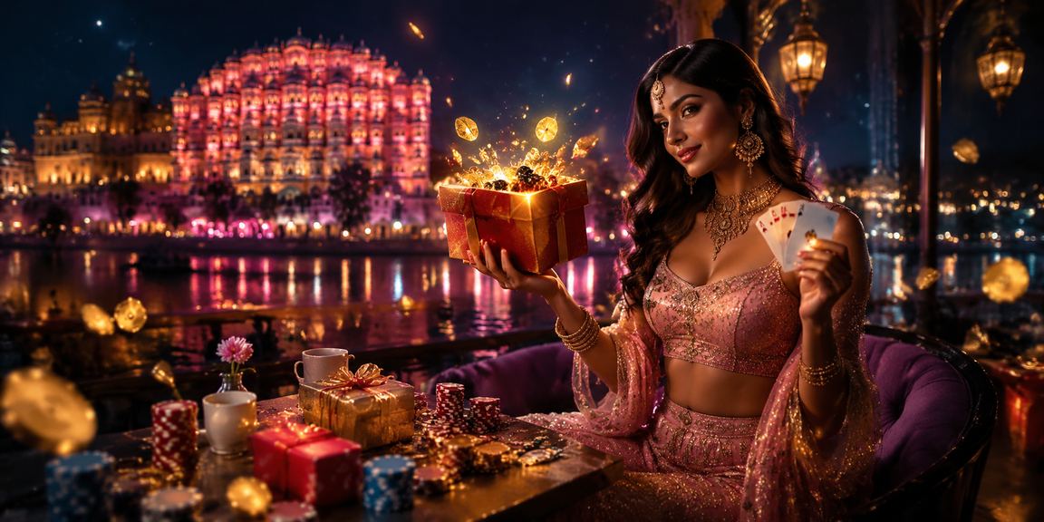 Players enjoying Andar Bahar in Jaipur with Bollywood inspiration